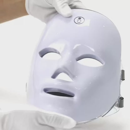 Masque Photothérapie LED Pro 7-Spectres – Anti-âge, Acné & Éclat en 10 Min/Jour